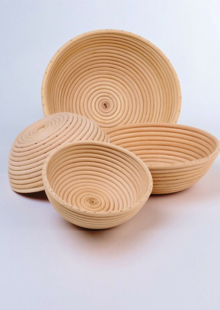 Корзинки для розстойки хліба круглої форми